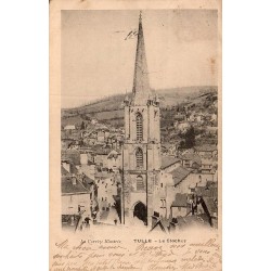 Carte postale ancienne Tulle le clocher Corrèze CPA collection