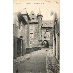 Carte postale ancienne Uzerche Porte Barrachaude Corrèze CPA collectionude