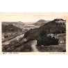 Carte postale ancienne de Saint-Brieuc représentant une vue panoramique prise du Tertre Aubé en Bretagne