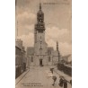 Carte postale ancienne de Landerneau représentant le clocher de l’église Saint-Houardon dans le Finistère