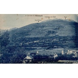 Carte postale ancienne des environs de Briançon représentant un paysage alpin dans les Hautes-Alpes