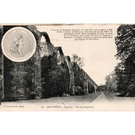 152 - MAINTENON - Aqueduc - Vue en perspective
