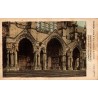 Carte postale ancienne des porches de la cathédrale Notre-Dame de Chartres en Eure-et-Loir