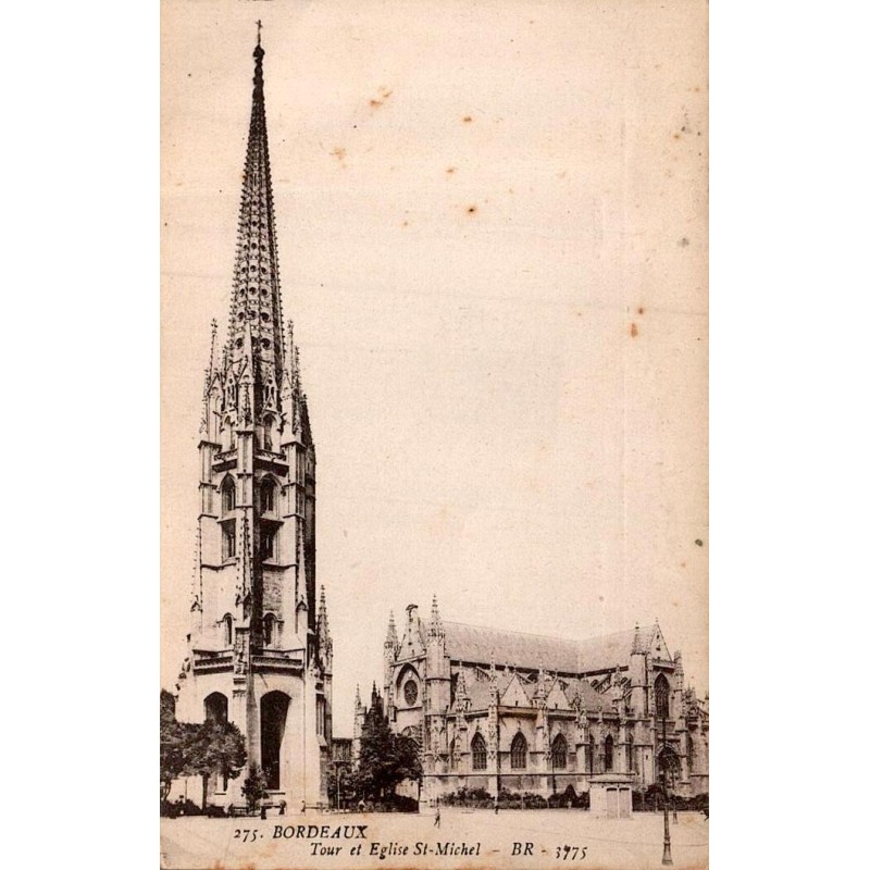 275 - BORDEAUX - Tour et Église Saint Michel - BR