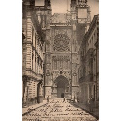 Carte postale ancienne Bordeaux cathédrale Saint-André porte Pellegrin