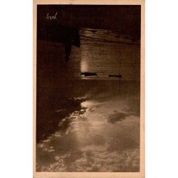 Carte postale ancienne crépuscule sur le Bassin d’Arcachon collection La Douce France