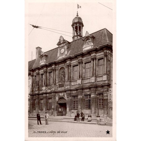 Carte postale ancienne Troyes – L’Hôtel de Ville