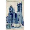 Carte postale ancienne Montpellier cathédrale Saint-Pierre dans l’Hérault