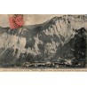 Carte postale ancienne Le Bourg-d’Oisans vue générale et le Signal de Prégentil en Isère