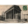 Carte postale ancienne Vienne temple d’Auguste et de Livie époque romaine et Tour du Roi en Isère