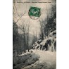 Carte postale ancienne Le Vercors route des Grands Goulets en hiver en Isère