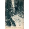Carte postale ancienne route de la Chartreuse entrée du Désert en Isère