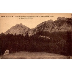 Carte postale ancienne Saint-Pierre-de-Chartreuse les gorges du Frou circuit de la Grande Chartreuse en Isère