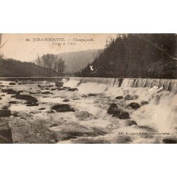 Carte postale ancienne Champagnole Jura Touriste vue générale ville jurassienne Franche-Comté