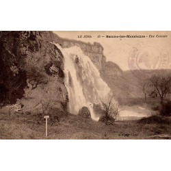 Carte postale ancienne Baume-les-Messieurs une cascade Jura paysage naturel reculée jurassienne
