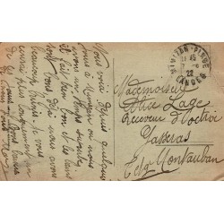 Mimizan-les-Bains Landes Effet de Brisants sur la Côte Carte Postale Ancienne