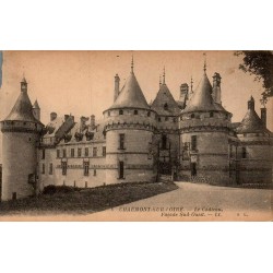 Carte postale ancienne Chaumont-sur-Loire château façade sud-ouest édition LL Loir-et-Cher