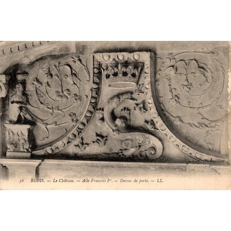 Carte postale ancienne Chaumont-sur-Loire château façade sud-ouest édition LL Loir-et-Cher