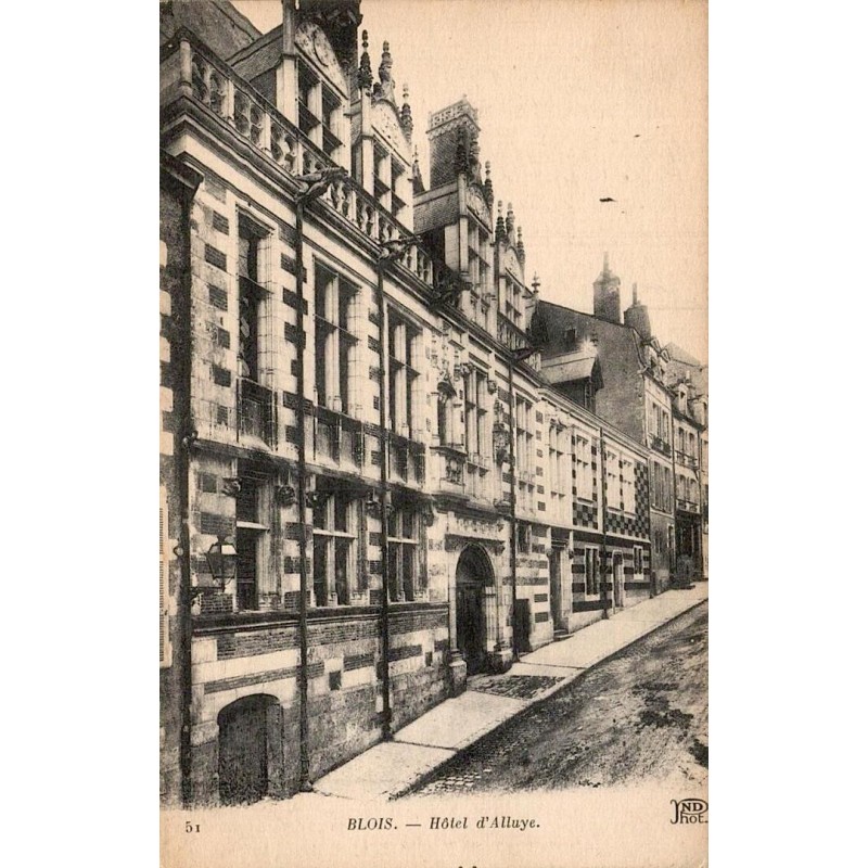 51 - BLOIS - Hôtel d'Alluye. ND Phot