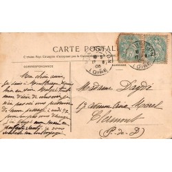 Montbrison Loire Un Coin de Notre-Dame Carte Postale Ancienne Nouvelles Galeries Réunies