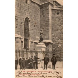 Carte postale ancienne Montbrison un coin de Notre-Dame quartier historique Loire Forez