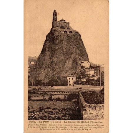 CPA Le Puy Rocher Saint-Michel d’Aiguilhe