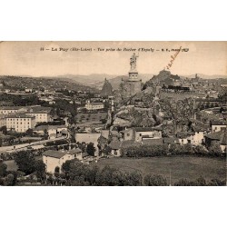 CPA Le Puy vue du Rocher d’Espaly