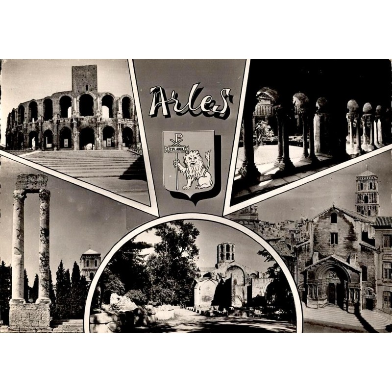 Carte postale ancienne Arles – vue de la ville (Bouches-du-Rhône)