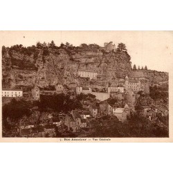 CPA Rocamadour vue générale ancienne