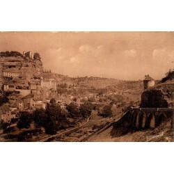 CPA Rocamadour vue route de Cahors