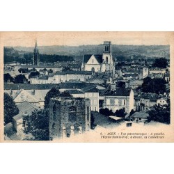 CPA Agen vue panoramique Sainte-Foy cathédrale