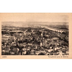 CPA Agen vue générale Bellevue