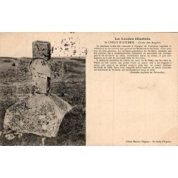Carte postale ancienne Saint-Chély-d'Apcher Croix des Anglais Lozère édition La Lozère Illustrée circulée en 1906