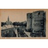 Carte postale ancienne Angers les Tours du Château et l’Église Saint-Laud Maine-et-Loire édition LL 130 vue monumentale