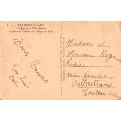 Carte postale ancienne Pavillon de la Reine Jeanne Les Baux de Provence