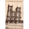 Carte postale ancienne Vitry-le-François Église Notre-Dame Marne vue du principal monument religieux de la ville