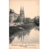 Carte postale ancienne Châlons-sur-Marne quai Notre-Dame et canal de Mau Marne vue du patrimoine fluvial champenois