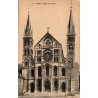 Carte postale ancienne Reims Église Saint-Remy Marne vue du monument religieux historique et de son architecture romane