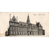 Carte postale ancienne Reims Hôtel de Ville format mini Marne vue du monument historique et de sa façade monumentale