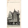 Carte postale ancienne Reims vieilles maisons de la place des Marchés Marne architecture ancienne du centre historique