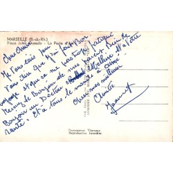 Carte postale ancienne Place Jules-Guesde Marseille Porte d’Aix