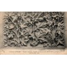 Carte postale ancienne Reims cathédrale façade occidentale panneau d’ornementation dans la paroi intérieure sculpture gothique
