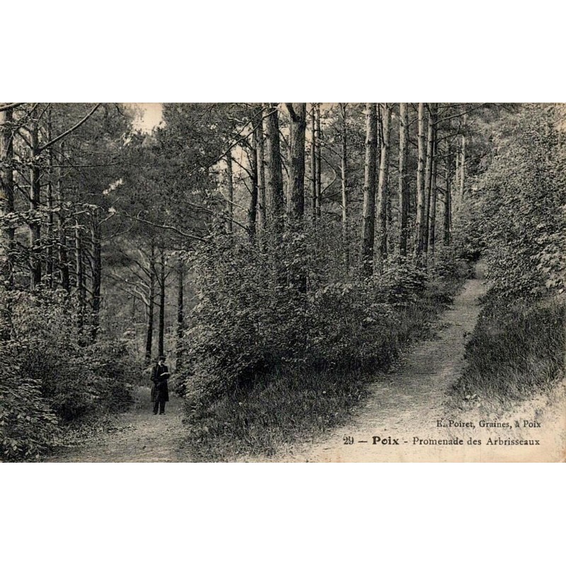 29 - Poix - Promenade des Arbrisseaux - E.POIRET