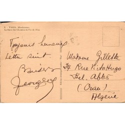 Toul Gare des Chemins de Fer de l’Est Carte Postale Ancienne Meurthe-et-Moselle 54