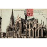 Carte postale ancienne représentant l’église Saint-Epvre de Nancy et son architecture néogothique en Meurthe-et-Moselle.