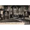 Carte postale ancienne représentant l’intérieur de l’église Saint-Epvre de Selaincourt en Meurthe-et-Moselle.