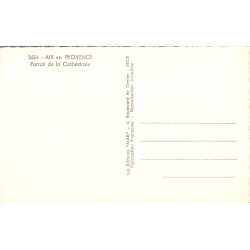 aix en provence cathédrale portailcarte postale ancienne aixcathédrale saint sauveur franceCPA portail cathédrale ancienpatrimoi