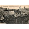 Carte postale ancienne des casemates en ruine du fort de Douaumont.