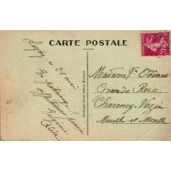 Ligny-en-Barrois Vue Extérieure de l’Église Notre-Dame-des-Vertus Carte Postale Ancienne Meuse 55