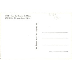 Carte postale ancienne Vieux lavoir Lançon-Provence Bouches-du-Rhône